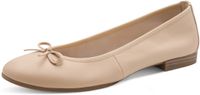 Tamaris leren ballerina 1-22116-41- 251 damesschoenen M2211641 Beige