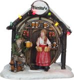 Luville Kerstmarkt Bierstube PVC multicolore LED