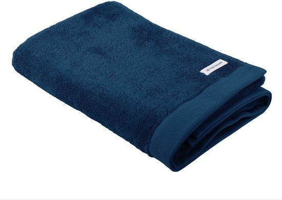 Tom Tailor Douche handdoek Color Bath Shower Towel 70x140 cm Donkerblauw Katoen