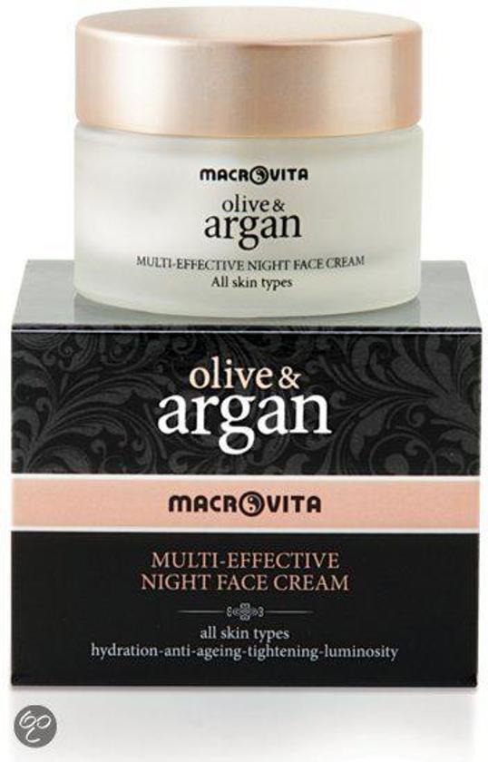 Macrovita Olive & Argan Multi-Effective Night Face Cream Arganolie NachtcrÃ¨me