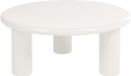 Beliani ITASCA - Salontafel - Gebroken wit - ø 80 cm - MDF
