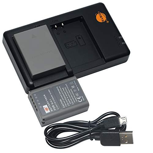 DSTE 2 stuks BLN-1 (2100 mAh/7,6 V) batterijlader compatibel voor Olympus OM-D E-M1, OM-D E-M5, Pen E-P5, OM-D E-M5 II camera