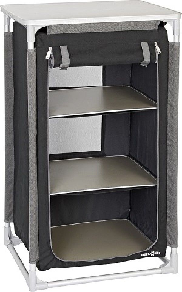 Brunner Azabache LS Campingkast - Grijs/Zwart