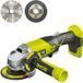 Ryobi Pack - Meuleuse d'angle R18AG-0 - 18V ONE+ - Sans batterie ni chargeur - Kit 6 disques pour meuleuse RAK6AGD115 - 115 mm