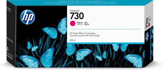 HP 730 Magenta DesignJet Ink Cartridge - 300 ml
