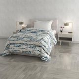 Gedrukte Fashion Gedrukte winterquilt, polyester, Modern Sky, 170x260cm