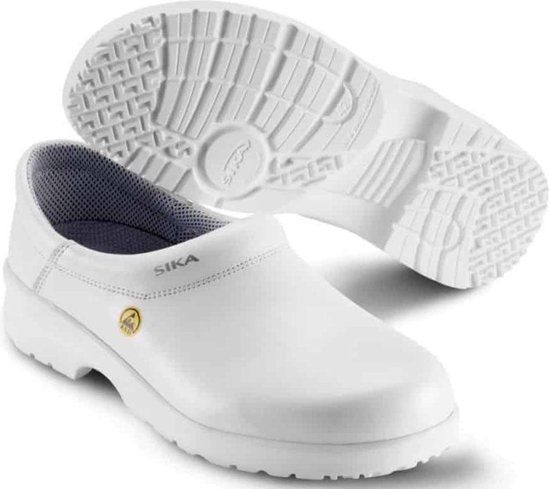 Sika Exclusive Sika 19466 Fusion Clog ESD Flex zool Wit - Maat 45