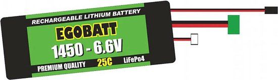 Pichler LiFe accupack 6.6 V 1450 mAh 25 C Block XH - Reserveonderdelen