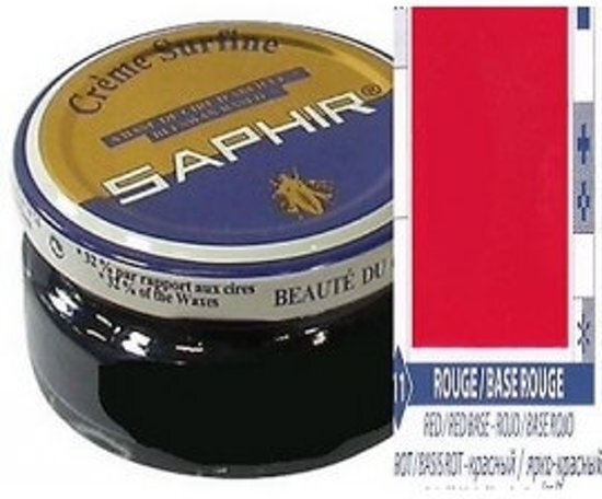Saphir Creme Surfine (schoenpoets) Rood
