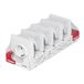 Legrand 398301 - verpakking met 5 stopcontacten 2P+T 16 A, monoblock voor inbouwinstallatie, Niloé Step, wit