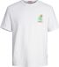 JACK&JONES JORARUBA CHEST EMB TEE SS CREW NECK T-shirt XXL Coton Blanc Homme