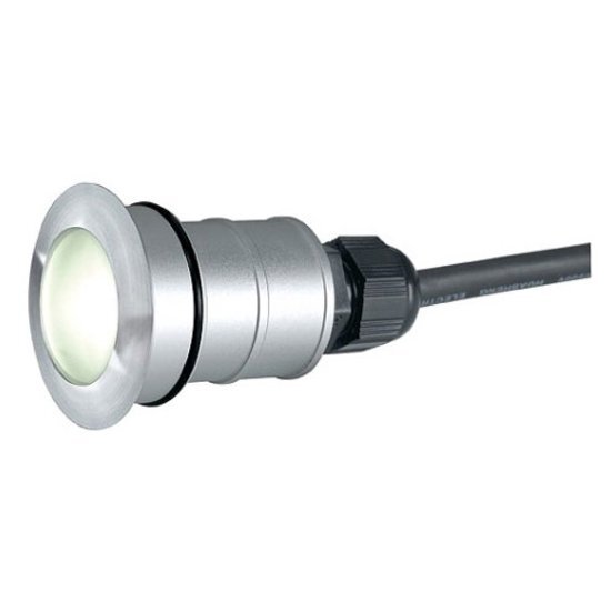 SLV SLV POWER TRAIL-LITE ROND Grondspot 1x1W 3000K RVS LED IP67 228332