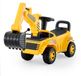 Vevor Seat Excavator 25kg Kindergraafmachine Zitgraafmachine met Helm 19-36 Maanden Kinderen