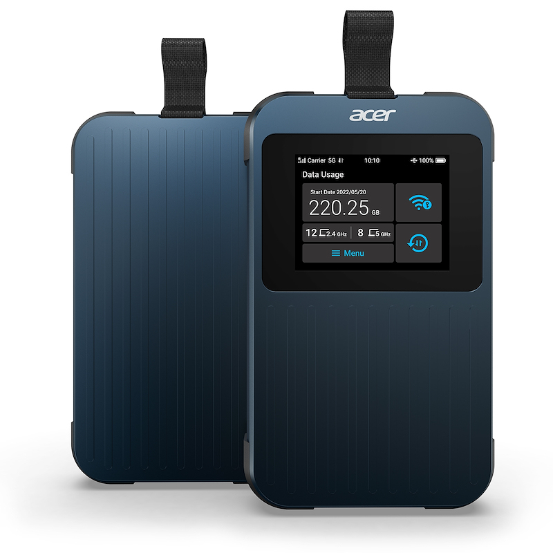 Acer Connect Enduro M3 5G Mobile Wi-Fi, 20GB international data