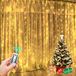 Rideau lumineux LED, 3 mètre, blanc chaud, connexion USB, avec télécommande