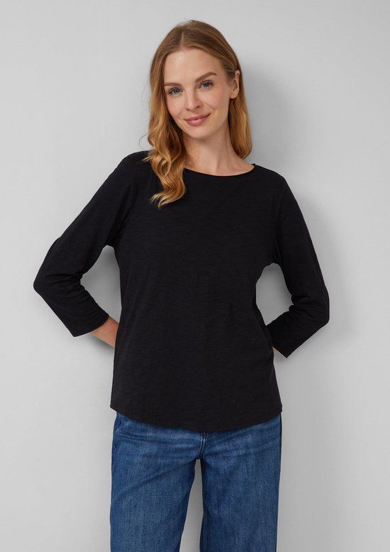 s.Oliver T-shirt Zwart Dames 36