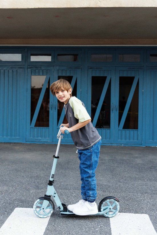 Micro Mobility Kinderstep Inklapbaar Aluminium Lichtblauw 2 Wielen 100 kg