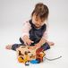 MENTARI Camion de tri - Safari - 23X12,5X11cm - Bois - 2 ans