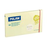 Milan Schrijfblok Milan Pastel Geel Zelfklevend (76 x 127 mm)
