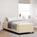 Maison Exclusive - Boxspringbed, couleur crème, 100 x 200 cm, rembourré