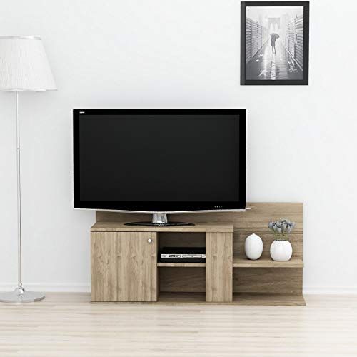 Homemania TV-kast, melamine spaanplaat, walnoot
