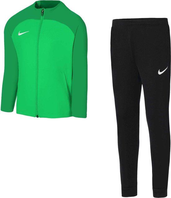 Nike Dri-FIT Trainingspak Unisex - Maat 110 - Groen/Zwart