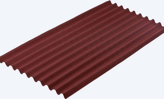Intergard Golfplaten bitumen rood 200x95cm