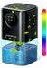 Humidificateur, 1,7 litre, éclairage 7 couleurs, fonctionnement silencieux, noir