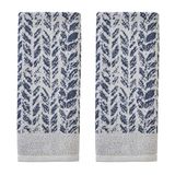 SKL HOME by Saturday Knight Ltd. Handdoek (2-Pack), Katoen, Denim Blauw, 16x26