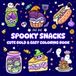 Spooky Snacks Cute Bold & Easy Coloring Book
