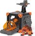 Schleich Eldrador Creatures, speelset Battle Cave Lavabear, met boogschutter en beweegbare arm, 42732