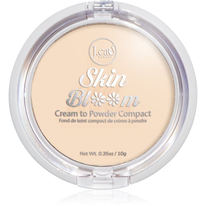 J.Cat Beauty Skin Bloom Cream to Powder Compact in Ivory