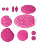 aZengear Donsjack reparatiepatches | Pre-cut, zelfklevend, zacht, waterdicht, scheurvast nylon stof om gaten in kleding, slaapzakken, skibroek (11 stuks) te bevestigen