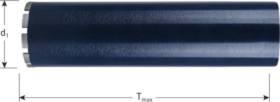 Rotec Daimantboor NAT 86x400xM30 (8)24x2,5x9,0 blauw