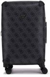 GUESS trolley 22 In 8-Wheeler Coal Logo donkergrijs 64cm