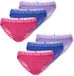 ELLE Brasilslip ELLE LACE Vrouwen M Lilac, royal blue, hot pink