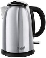 Russell Hobbs Victory Waterkoker - 1.7L - 2400W - Zwart/RVS