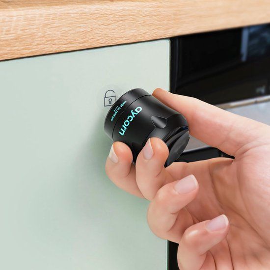 AYCORN Magnetisch Kinderslot Kastjes – Baby Magneet Beveiliging voor Kast, Deur en Lade – 10 Sloten en 2 Sleutels – Zwart