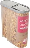 Keeeper Voorraadbus - Mueslicontainer - Vershouddoos voor ontbijtgranen - Transparant - 2.6L