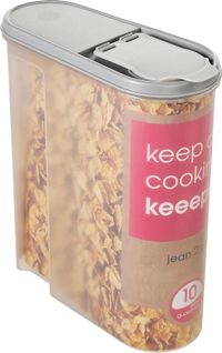 Keeeper Voorraadbus - Mueslicontainer - Vershouddoos voor ontbijtgranen - Transparant - 2.6L
