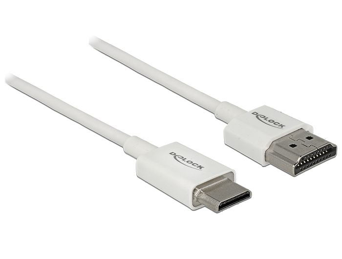 DeLOCK 85141 HDMI Kabel - 0,5 m - Wit