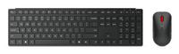Lenovo 4X31S04810 Toetsenbord en Muis Combo - RF Draadloos + Bluetooth - Frans - Zwart
