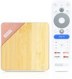 Homatics Box 4K Pro V2 AI-SR – Lecteur multimédia Google TV – 4 Go de RAM / 64 Go – Dolby Vision & Atmos – Wi-Fi 6 – Certifié Netflix