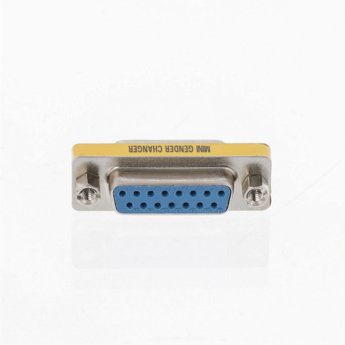Valueline Serial Adapter D-SUB 15-Pin Female - D-SUB 15-Pin Female Metal