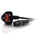 Cbl/2M C2G 88513 2 Meter UK Voedingskabel (IEC320C13 tot BS 1363) 6 Foot Kettle Lead/vermogen Cord