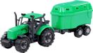 Cavallino Tractor met Paardentrailer Groen, Schaal 1:32