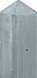 Berton© Schutting betonpaal - Glad - Premium antraciet - 10x10 cm - 250 cm, Tussenpaal