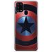 ERT GROUP mobiel telefoonhoesje voor Samsung M31 origineel en officieel erkend Marvel patroon Captain America 025 optimaal aangepast aan de vorm van de mobiele telefoon, gedeeltelijk bedrukt