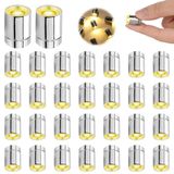 OEM Mini-LED-lampjes, 30 stuks, warmwit, voor poppenhuizen en decoratie