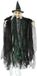 BigBuy Atosa Halloween/horror thema hang decoratie pop heks - met LED licht - enge/griezelige pop - 110 cm